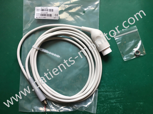 GE TOCO Transducer / Probe 2264 HAX2264 LAX Fetal Monitor Cable Assembly SP-FTC-GE01 con manopola a vite
